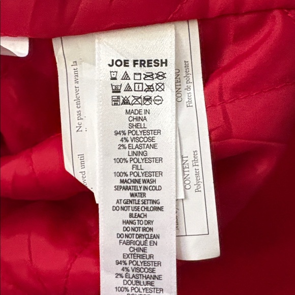 Joe Fresh Red Peacoat - Picture 4 of 4